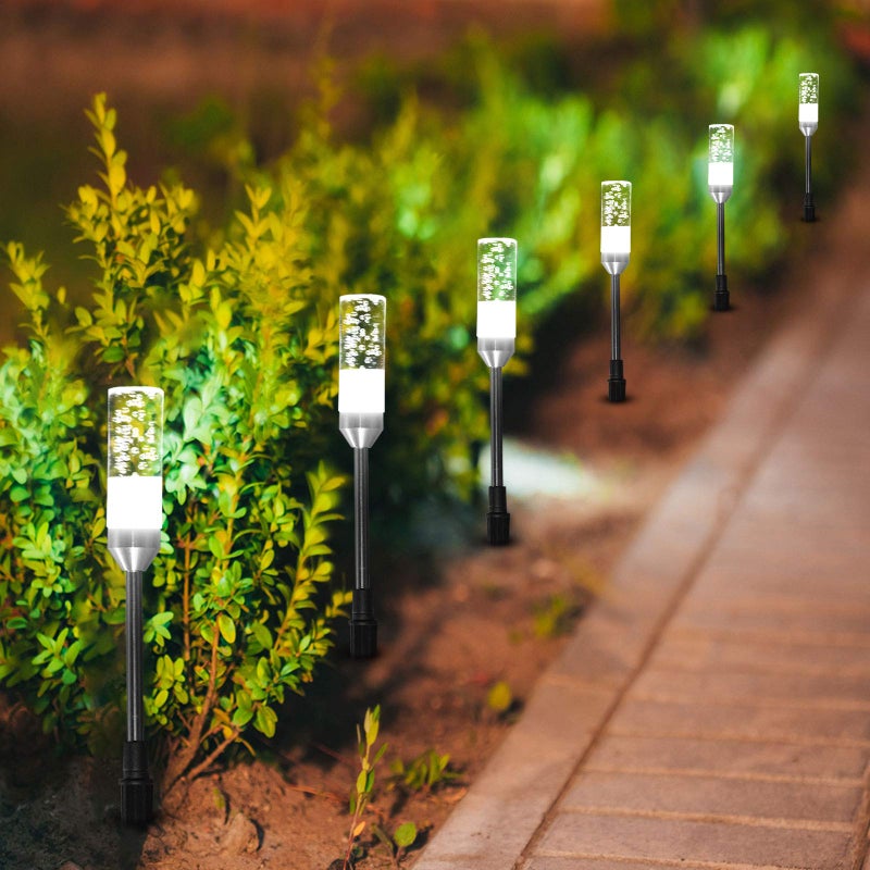 GreenClick 3 Pack Extension Lamps Landscape Path Lights, Without Transformer, IP65 Waterproof Garden Lights for Yard, Pathway, Walkway (Cool White) - Image 4